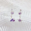 A pair of freshwater pearl stud earrings s925, made of pure silver and silver needles, are a new versatile accessory for women in an ins style. They exude a gentle and light luxury vibe, with a niche design that is cool and stylish, and a sense of sophistication and individuality details Picture